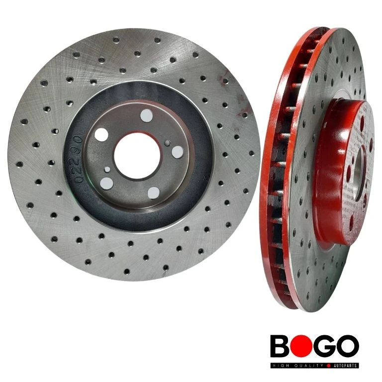DISCO FRENO -PERFORADOR- TOYOTA COROLLA 2009-2014 DELANTERO